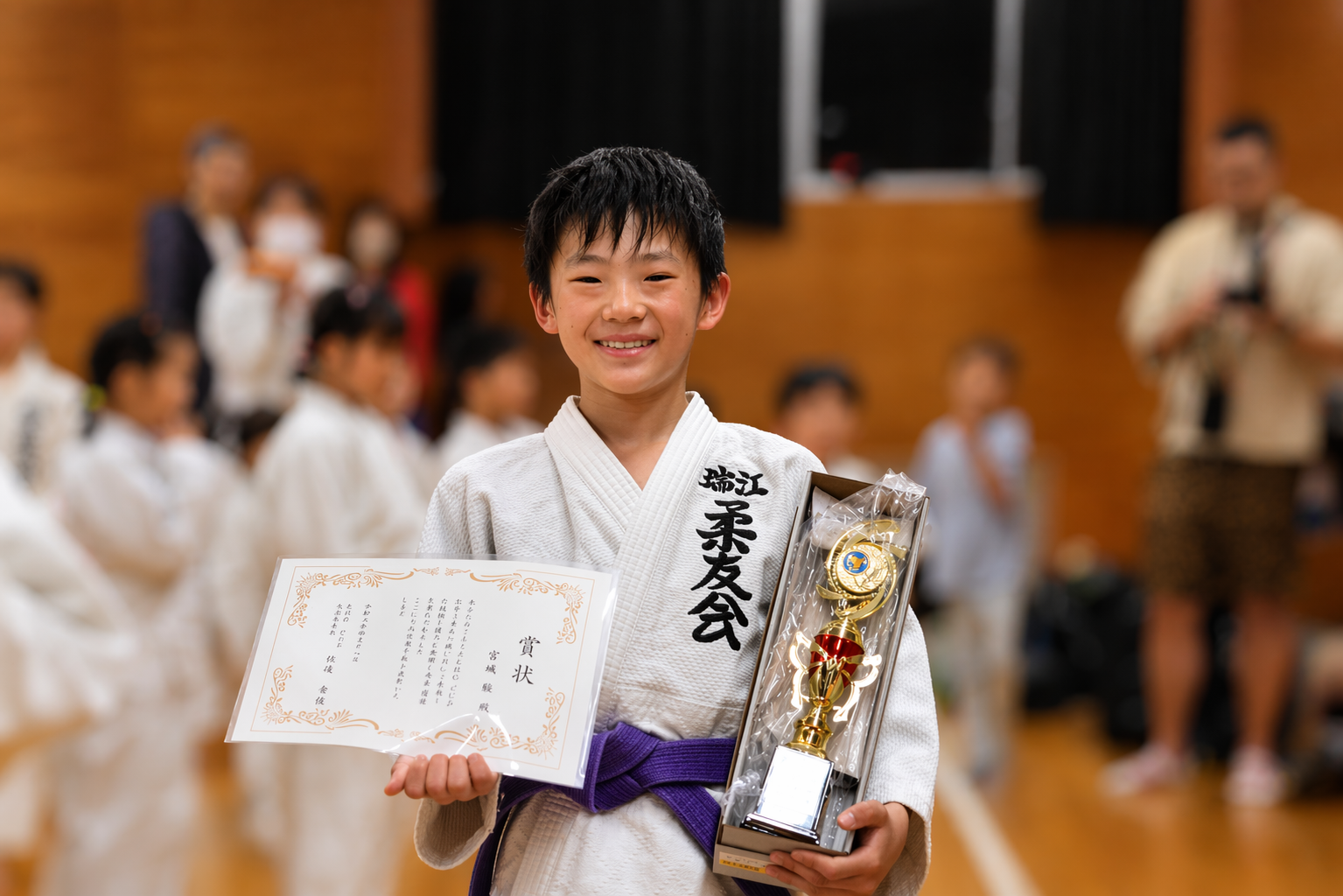 EDO CUP 柔道大会の様子